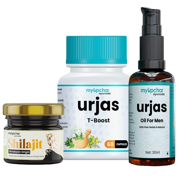 My Upchar Ayurveda Ed Package With T Boost, Shilajit Resin   1 Month
