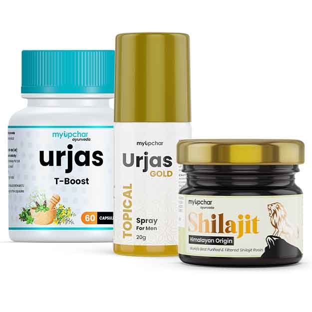 My Upchar Ayurveda Pe Package With T Boost, Shilajit Resin   1 Month