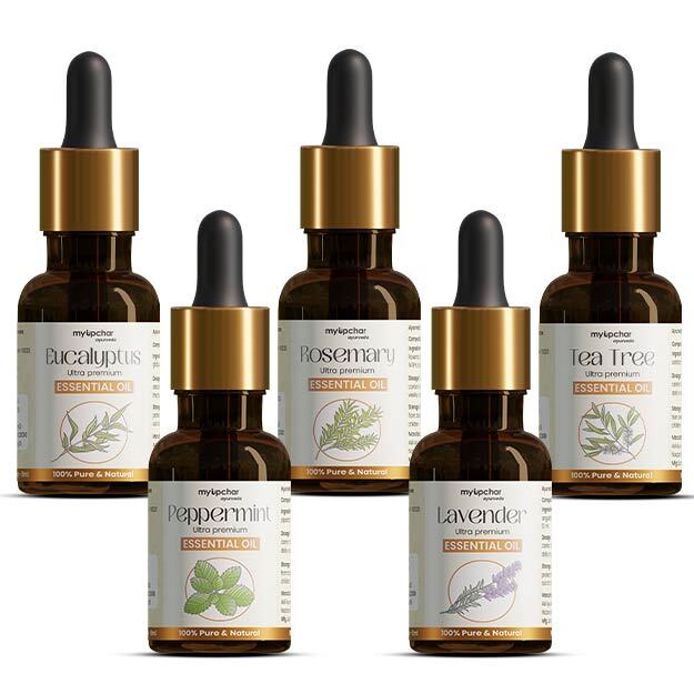 Pack Of 5 Essential Oil   Aroma Therapy Git Set