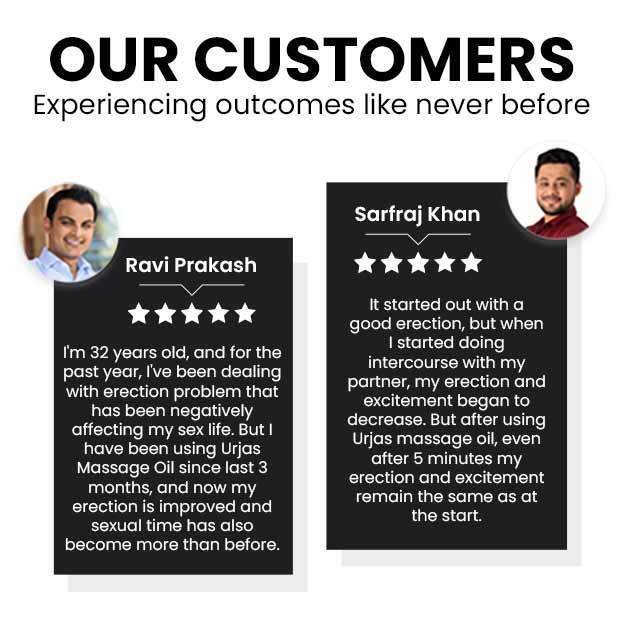 Urjas Massage Oil For Men   Pack Of 5