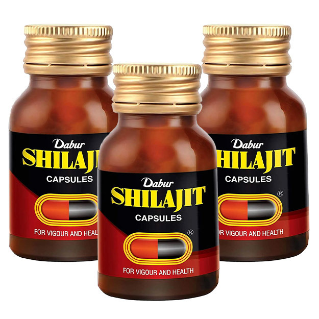 Dabur Shilajit Capsule Pack Of 3