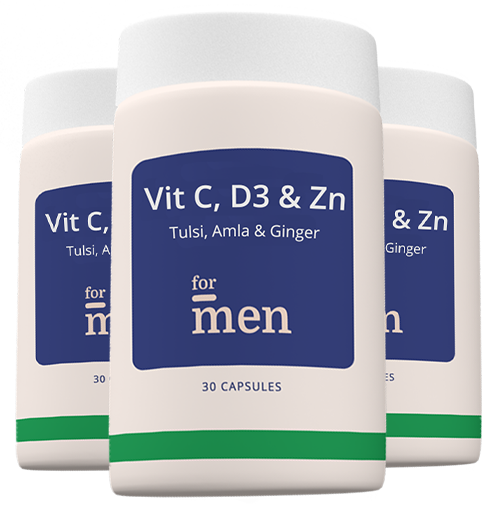 For Men Vit C & Zinc Package   3 Months