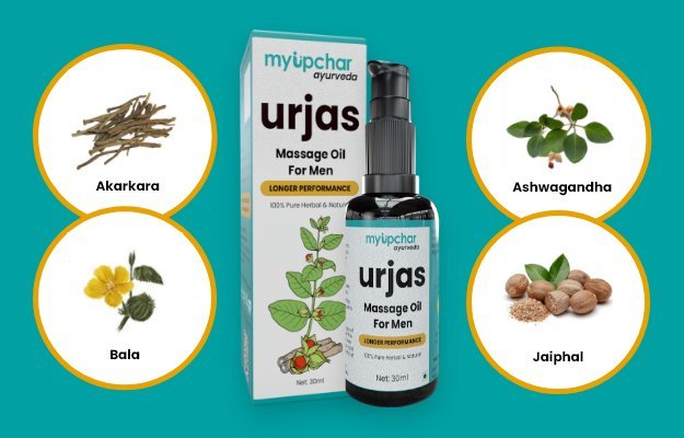 Urjas Massage Oil For Men  Improves Muscle Strength